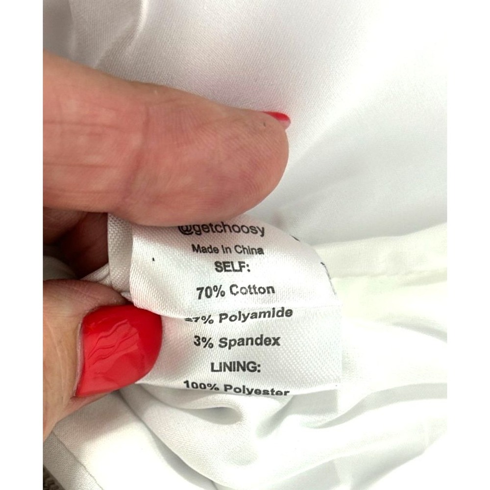 New Choosy Priscilla Women White Top XS Puff Sleeve Medieval Festival Romantic - Picture 11 of 11